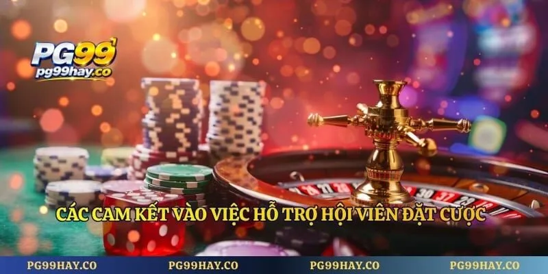 Các cam kết vào việc hỗ trợ hội viên đặt cược có kiểm soát