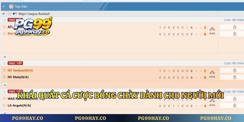 Cá Cược Bóng Chày - Cá Độ Môn Thể Thao Thú Vị Nhất PG99 Khái quát cá cược bóng chày dành cho người mới tìm hiểu
