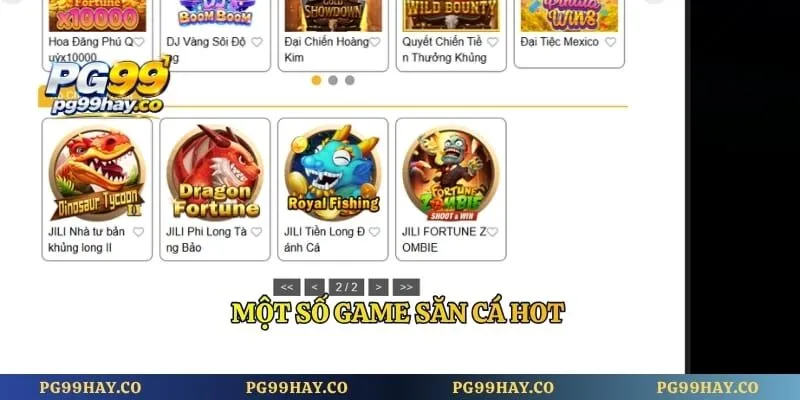 Một số game săn cá hot
