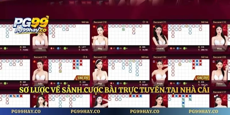 Sơ lược về sảnh cược bài trực tuyến tại nhà cái