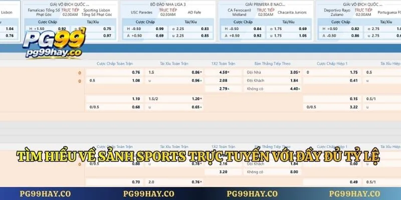 Tìm hiểu về sảnh sports trực tuyến với đầy đủ tỷ lệ thưởng cao