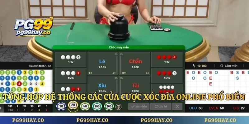 Xóc Đĩa Online PG99 - Bí Quyết Đặt Cược Thắng Lớn Mỗi Ngày Tổng hợp hệ thống các cửa cược xóc đĩa online phổ biến