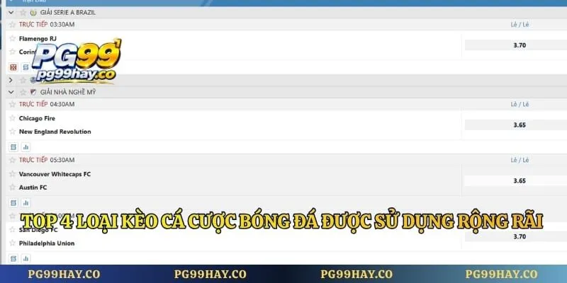Cá Cược Bóng Đá - Khám Phá Bí Quyết Săn Kèo Thắng Lớn 2026 Top 4 loại kèo cá cược bóng đá được sử dụng rộng rãi là gì?
